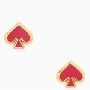 Kate Spade earrings  Everyday Spade coral